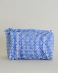 Sky Gingham Quilted Bag