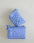Sky Gingham Quilted Bag