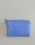 Sky Gingham Quilted Bag